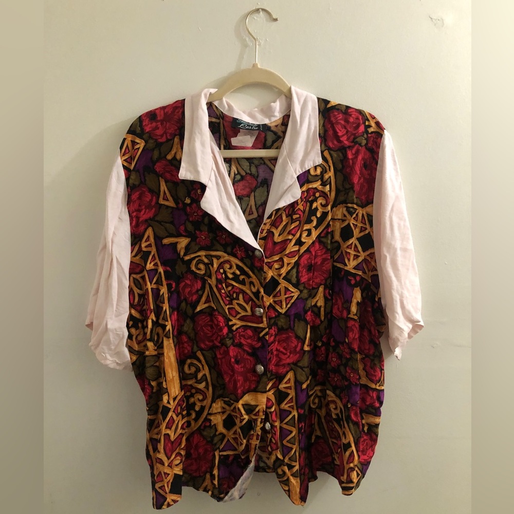 Vintage Michele Leslie Button down Blouse - women’s